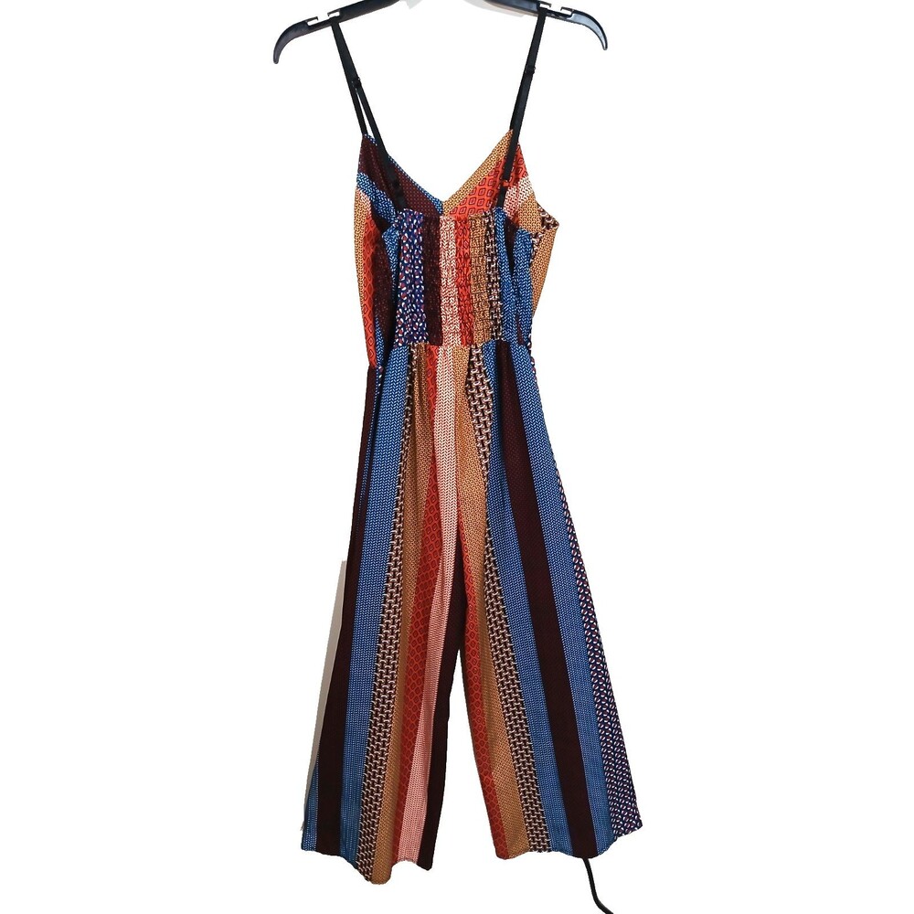 Women's Gora del Pero Geometric Print Jumpsuit Size 2 Made in Italy NWOT - Picture 7 of 8